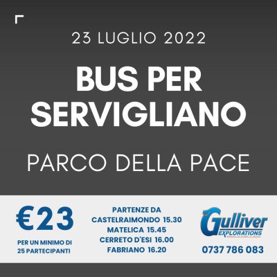 Bus Blanco Servigliano 23 luglio 2022