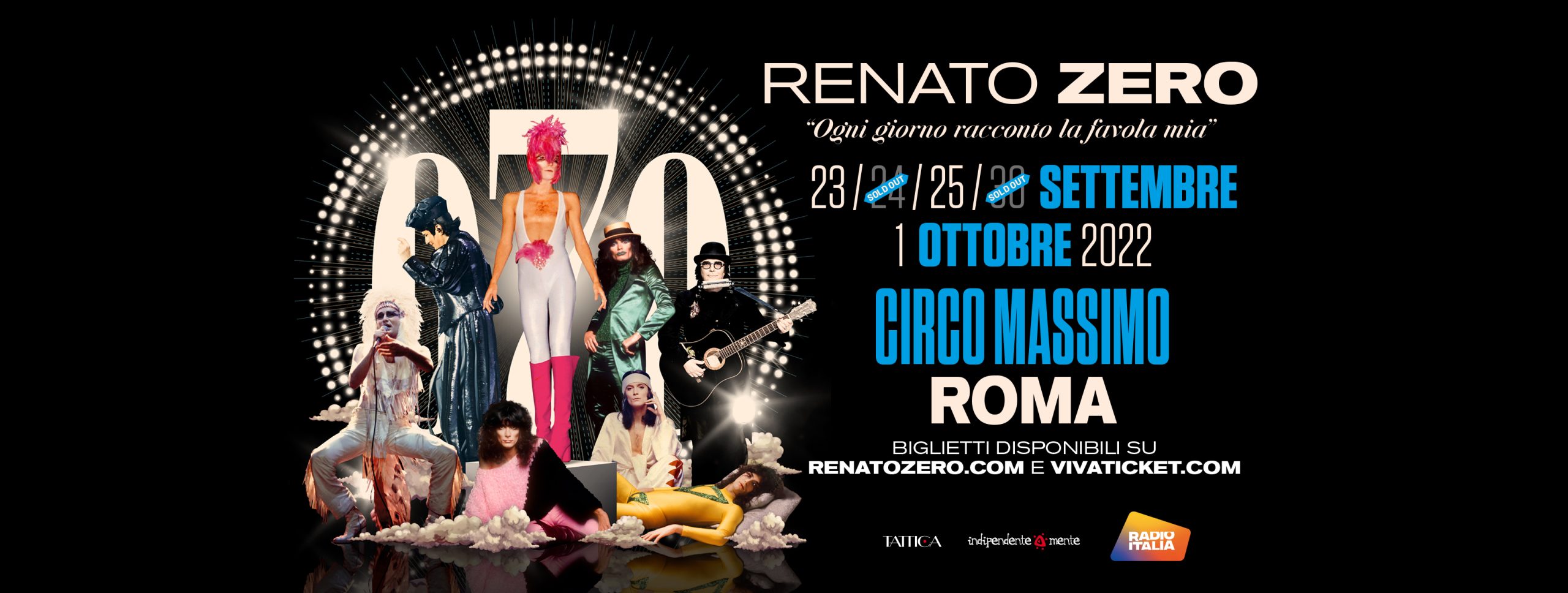 Renato Zero Roma Tour Circo Massimo