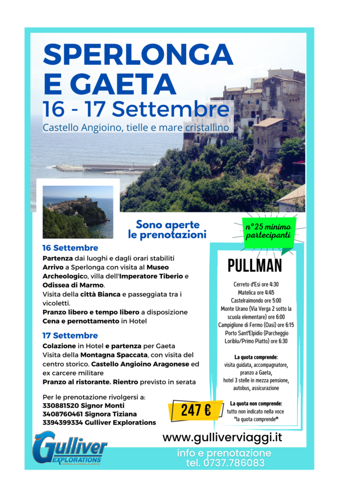 Sperlonga e Gaeta Sperlonga e Gaeta