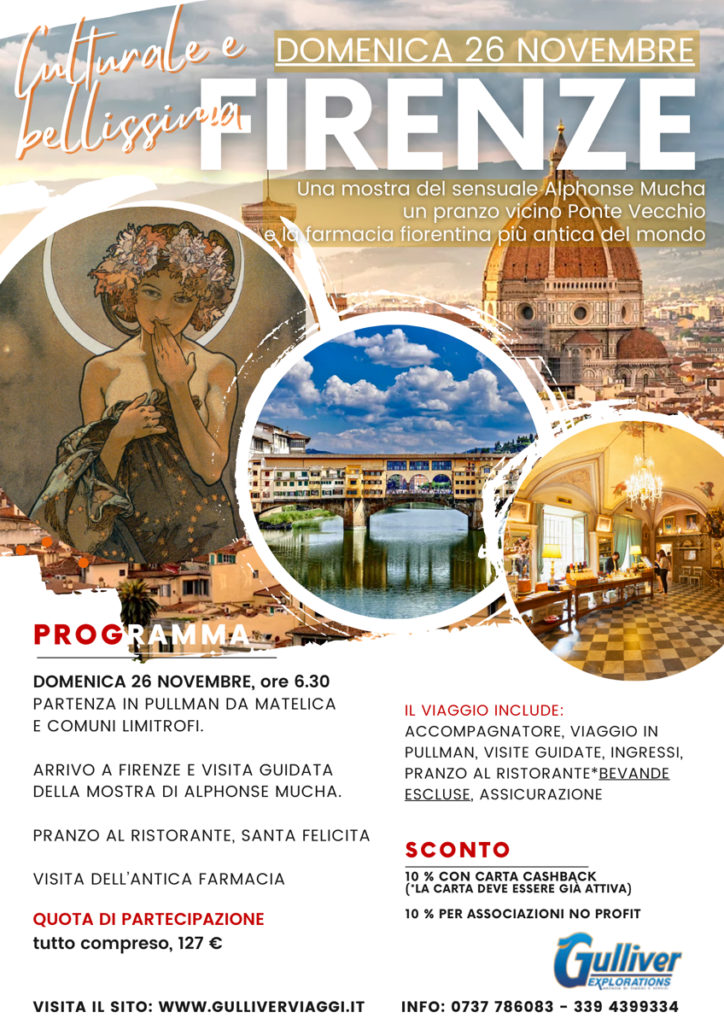 Firenze in un giorno e Mucha